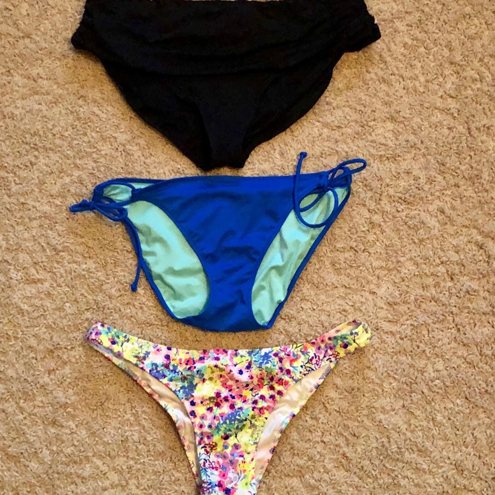 Three Bikini Bottoms